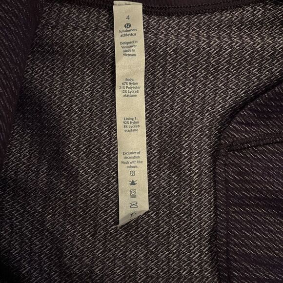NWOT Lululemon Precision Jacket in Chain Link Lilac Deep Zinfandel - Picture 7 of 12